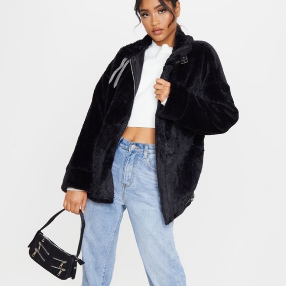 PrettyLittleThing Jackets & Blazers - Faux fur coat